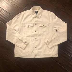 New White denim jacket L/XL